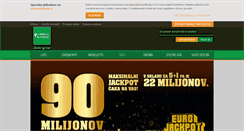 Desktop Screenshot of eloterija.si